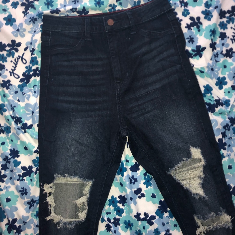 fashion nova high waisted ripped jeans